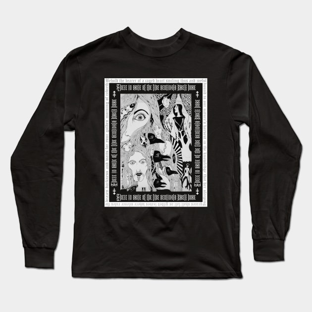 Inkwork1 Long Sleeve T-Shirt by christoph